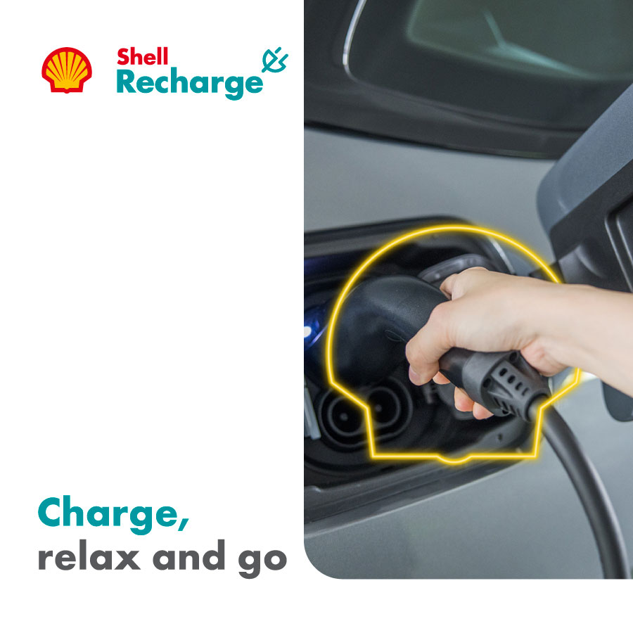 Power up with Shell Recharge chargers at Paragon